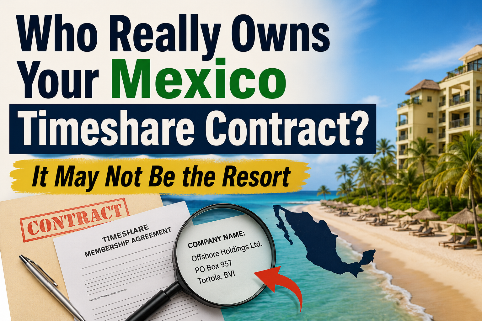 Who Really Owns Your Mexico Timeshare Contract? It May Not Be the Resort